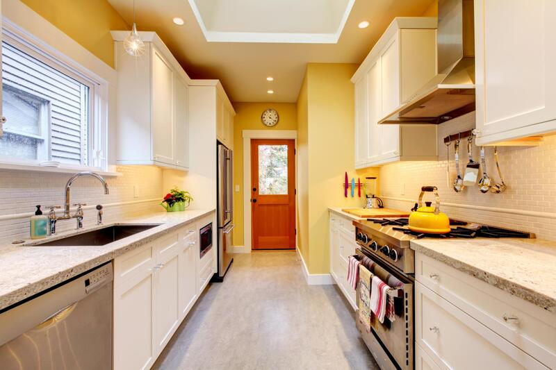 kitchen with ceiling exhaust fan